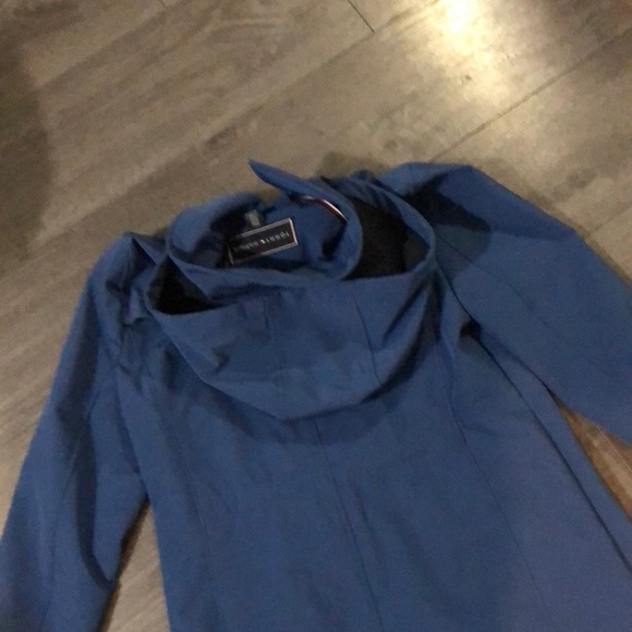 🐆 Tommy Hilfiger Poly Softshell Hood Anorak Raincoat - Picture 12 of 12